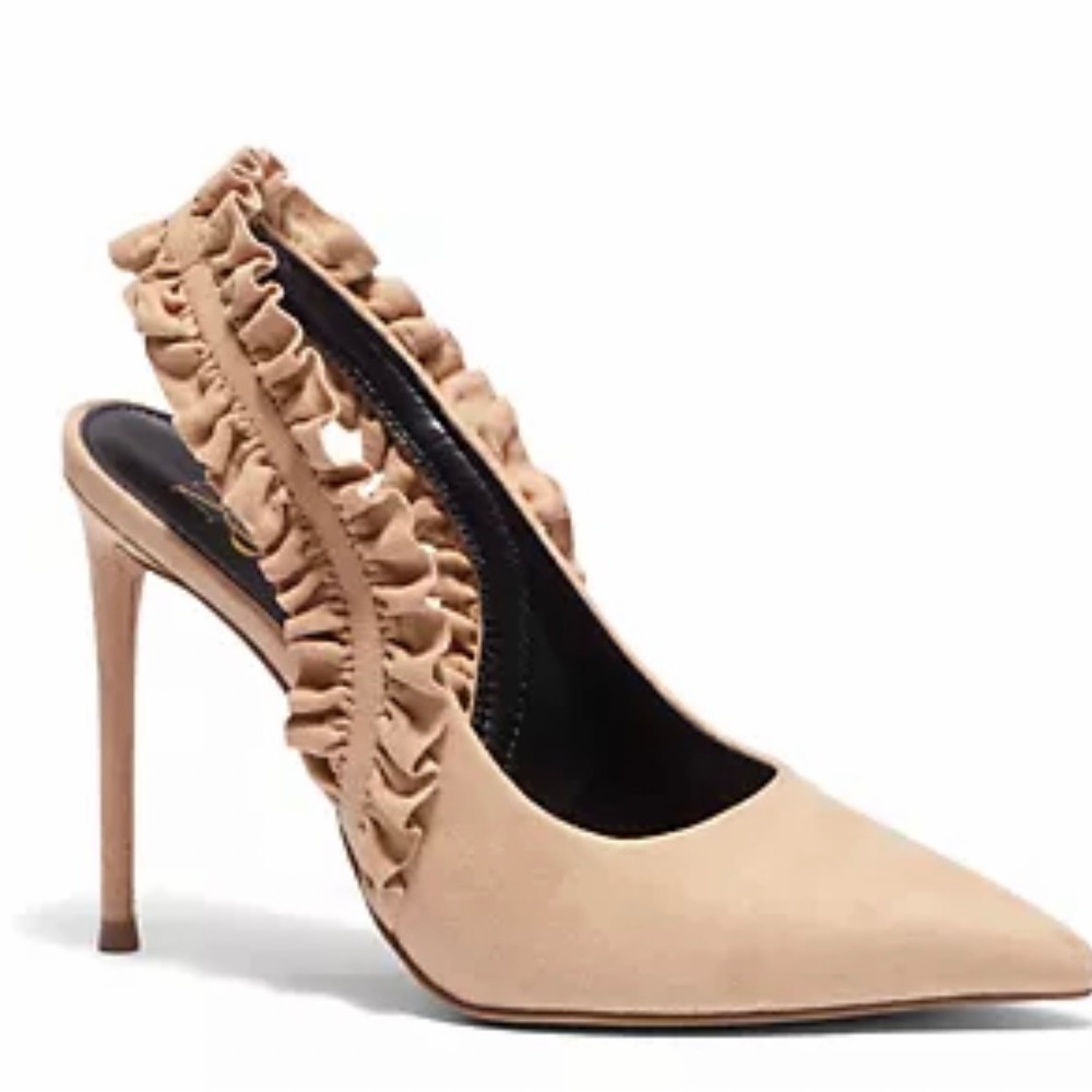 Nude Slingback Pumps